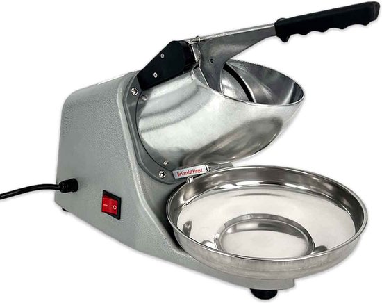 HCB® - Professionele Horeca Ice crusher - 20 kg p/u - 230V - ijs crusher blender - Icecrusher machine - 21x41x32 cm (BxDxH) - 15 kg - 3795 van HCB