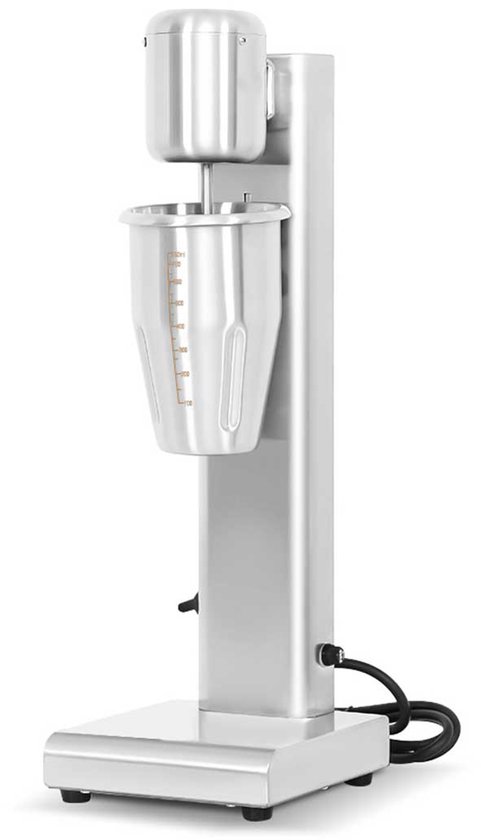 HCB® - Professionele Horeca Milkshakemixer - 750 ml - RVS / INOX Milkshakemaker - 17x17x52 cm (DxBxH) - 6 kg - 6819
