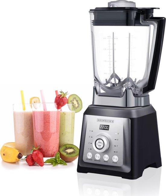 Heinrich's HPM 8160 Powerblender - 2 liter - 32.000 omw/min - 2000 Watt van Heinrich's