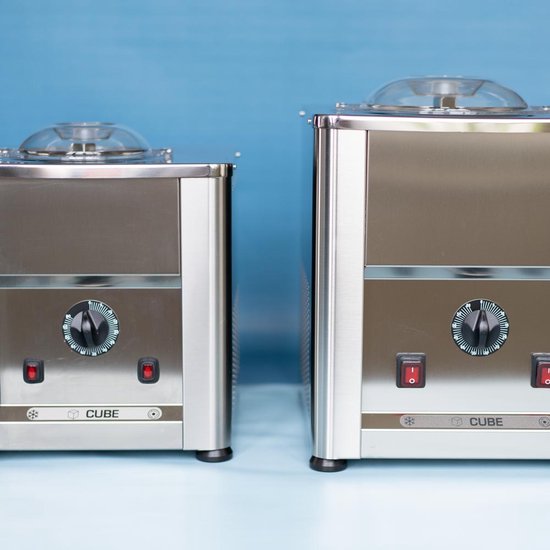 hej hej | CUBE 750 ijsmachine | Zelfvriezend | RVS van hej hej