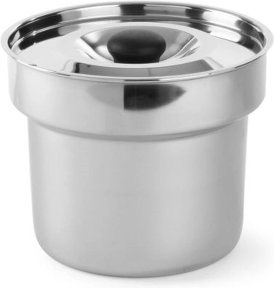 HENDI Bain marie pan – roestvast staal – 4,2L – Ø220x(H)190mm