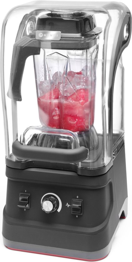 Hendi Blender met Geluiddempende Kap - 2,5 Liter - BPA-vrij - 230V / 1680W - 25,2x25,8x(H)54,7cm van HENDI