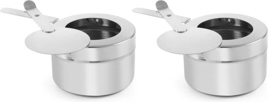 HENDI Brandpastahouder voor chafing dish - RVS - 90 mm - 2 stuks