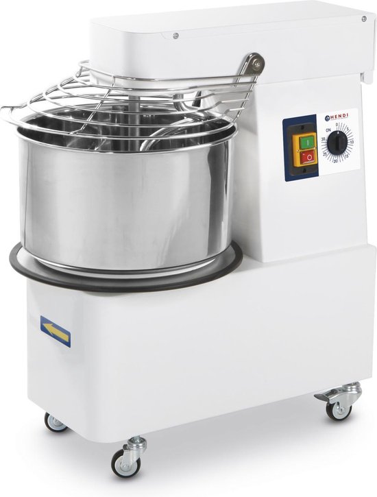 Hendi Deegkneedmachine 32 Liter - Met Gefixeerde Kom - 88kg/h van Hendi