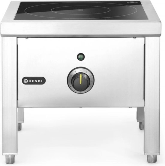 Hendi Hokker - Inductie - 1 Kookpunt - 400v - 400x400x380mm van HENDI