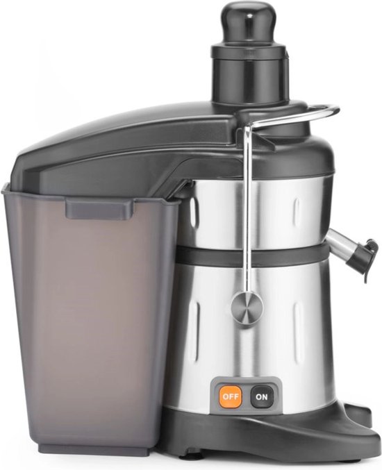Hendi Krachtige sapcentrifuge - 7L pulpcontainer - 3000 RPM - roestvrij staal - 120 kg/uur van Hendi