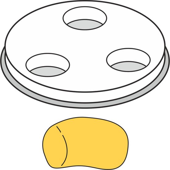 Hendi - Pastamachine - Gnocchi - 12 mm - 1 Omtreksel