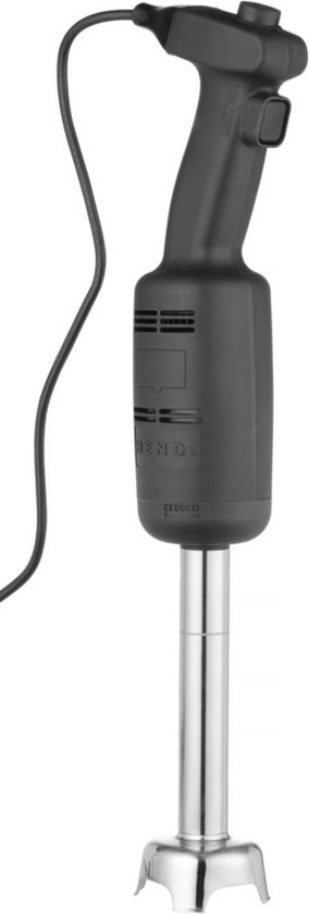 HENDI Staafmixer - Regelbare snelheid - Ergonomische greep - Roestvast staal - 160 mm - Zwart van HENDI