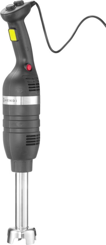Hendi Staafmixer - Variabele snelheid - 250 mm roestvrijstalen staaf - Zwart - 350W van HENDI