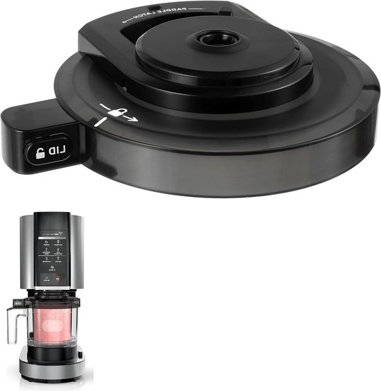 Herbruikbaar deksel voor ijsmachine, vervangend lid geschikt voor Ninja NC299AMZ/NC301/NC300/NC201/NC101 series, accessoires voor ijsmachines en keukenapparatuur