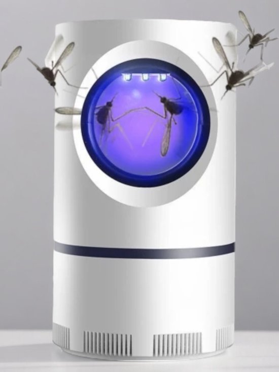 Herzberg HG-03121: Vortex zuigkracht muggendoder lamp van Merkloos