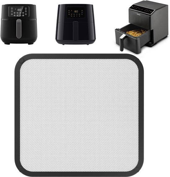 heteluchtfriteuse, airfryer-accessoires voor Cosori TurboBlaze 5,5 l, 6,0 l 6,2 l, Philips Airfryer-accessoires HD9285/90 XXL 7,2 l en HD9270/90 XL 6,2 l, 22 x 21 x 0,5 cm