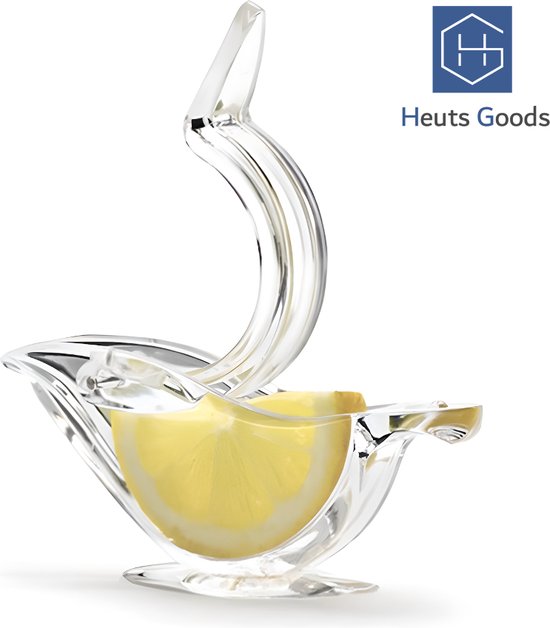 Heuts Goods - LUXE Citruspers - Citroenpers - Citruspers handmatig - Limoenpers - Lemon squeezer - Decoratieve citroenpers - Vaatwasserbestendig - Leuke Tafel Accessoire van Merkloos
