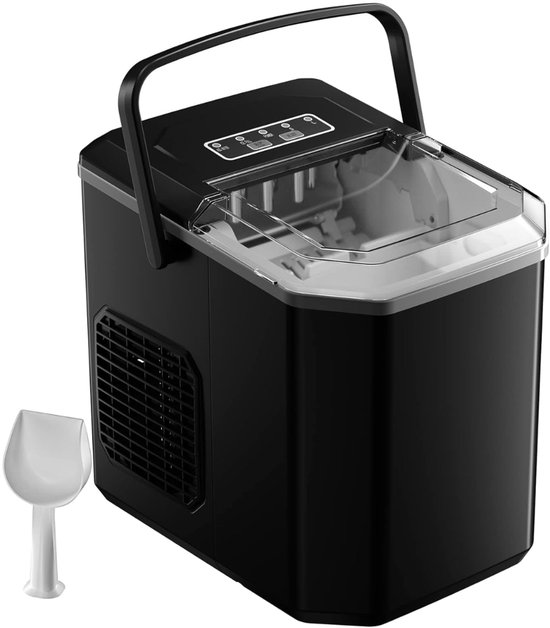 HEZIVO® IJsblokjesmachine - IJsblokjesmaker - Met IJsschep - IJsblokjes in 6 Minuten -Zelfreinigend van Merkloos