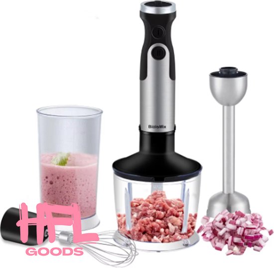 HFL Goods Handstaafmixer - 5 In 1 Blender - Groente Molen - Vleesmolen van HFL Goods