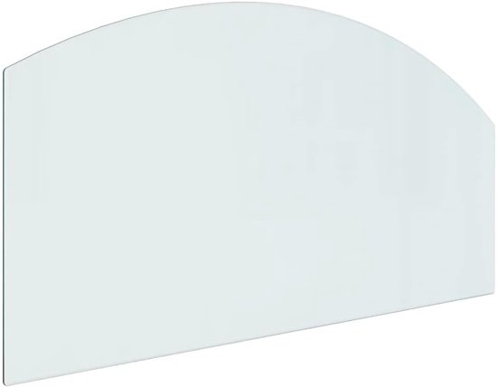 Hittebestendig Glasplaat Vloerbescherming voor Open Haard 100x50cm - Vonkenscherm