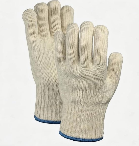 Hittebestendige Keukenhandschoenen Wit - Grillen & Oven