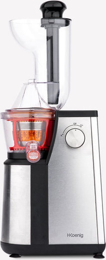 H.Koenig GSX24 - Citruspers/sapmaker - Slowjuicer - 400 W Zwart - Roestvrijstaal van H.Koenig