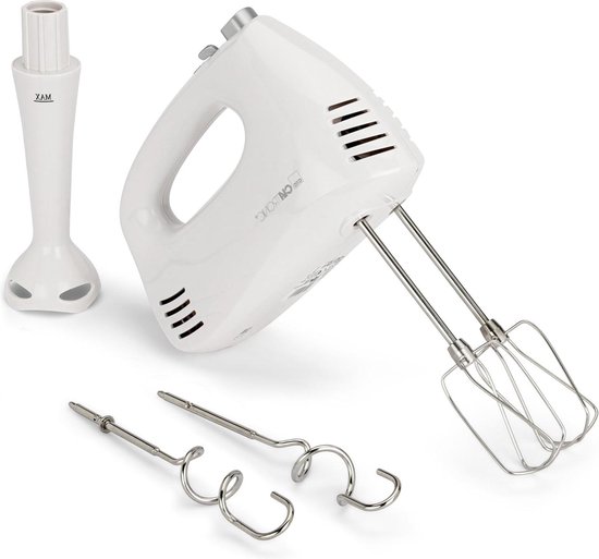 HM 3524 Handmixer met krachtige 300 watt motor - 5 snelheden - turbostand - uitwerpknop van Medion
