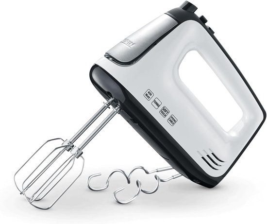HM 3830 Handmixer met Spiraalkabel, Ca. 400 W, Wit, Zwart