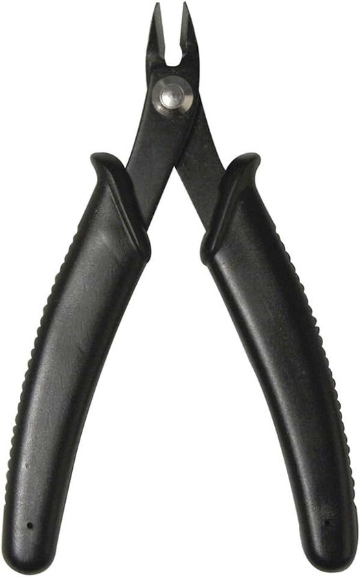 Hobby Rayher 8954300 Zijkniptang voor sieraden, 13 cm, antislip handgrepen, snijtang voor dunne draad, zacht metaal, om te knutselen, modelbouw, sieraden
