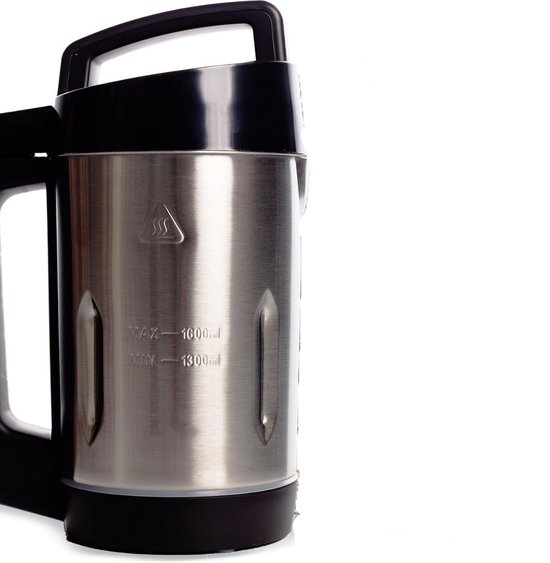 Hoge Kwaliteit Zwarte Soepmaker en Blender in 1 - Soupmaker - Soep Maker voor Thuis - Blender met Kookfunctie - Voor 8 Personen - 1.6L van Nutribullet