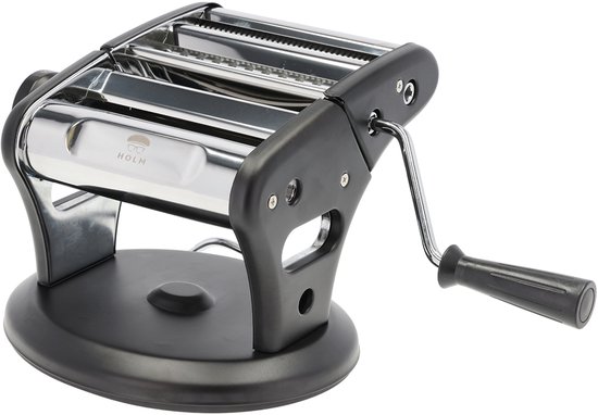 HOLM Pasta machine 21 x 17,3 x 16 cm Steel/Black van HOLM