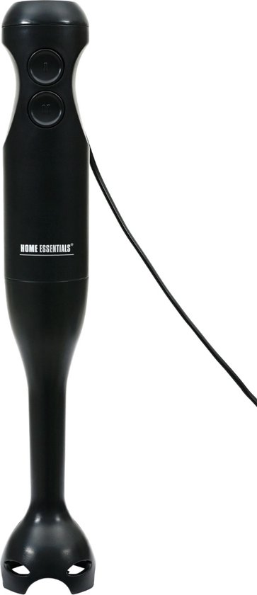Home Essentials™ Staafmixer-easy cleaning- 2 snelheden-RVS messen-350W-zwart van Home Essentials