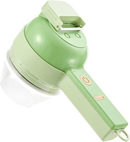 Home & Marker - 4-in-1 Keukenmachine - Hakmolen - Groentesnijder - Schoonmaakborstel - Foodprocessor - Aardappelschiller - Schrobborstel - ROTOCHOP van Home & Marker