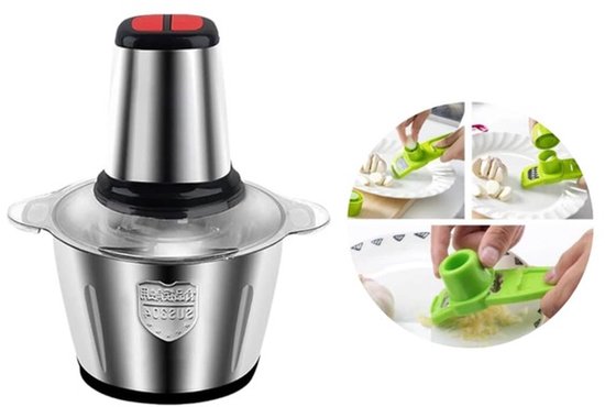 Home & Marker - Keukenmachine & Mini Rasp - Foodprocessor - Hakmolen - Kleine Rasp - Knoflook Rasp - MULTIMINCER + MINIGRINDER van Home & Marker