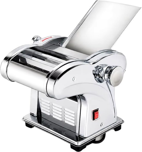 Homezo elektrische pastamachine - Deegmachine - 3 Snijbreedtes - Verschillende deegsoorten - 28,6 x 28,6 x 25,3 cm - 5 kg deeg