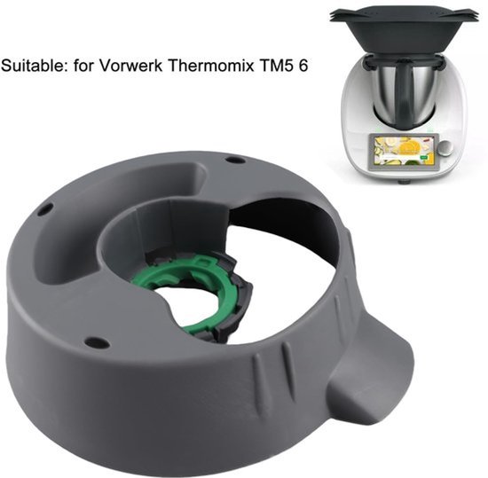 Hoofdpan Basis - Geschikt voor Thermomix TM5/TM6 - PP-Materiaal - Veiligheidsvergrendeling - Vaatwasmachinebestendig - Slijtvast en duurzaam - Keukenmachine
