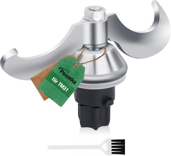 Hoogwaardig Roestvrijstalen Deegmes voor Mixer - Perfect voor Kneden en Mengen van Merkloos