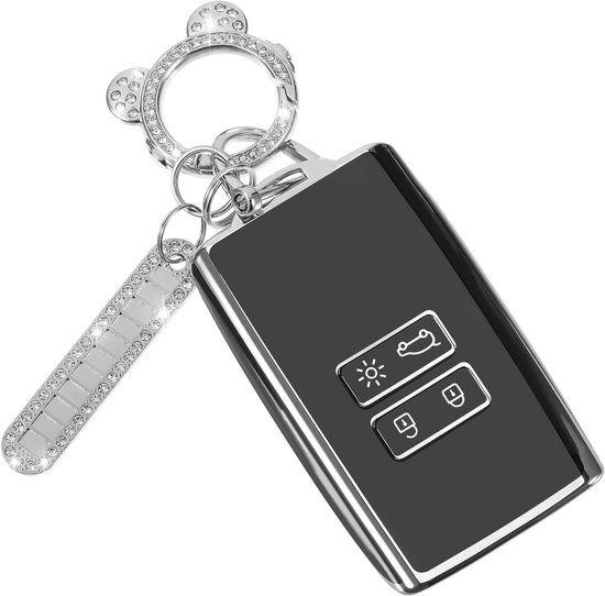Hoogwaardige TPU Sleutelhanger voor Renault Auto's - Geschikt voor Arkana, Clio, Koleos, Megane, Duster, Kadjar, Talisman en Captur - Bescherming, Duurzaamheid en Stijl van Merkloos