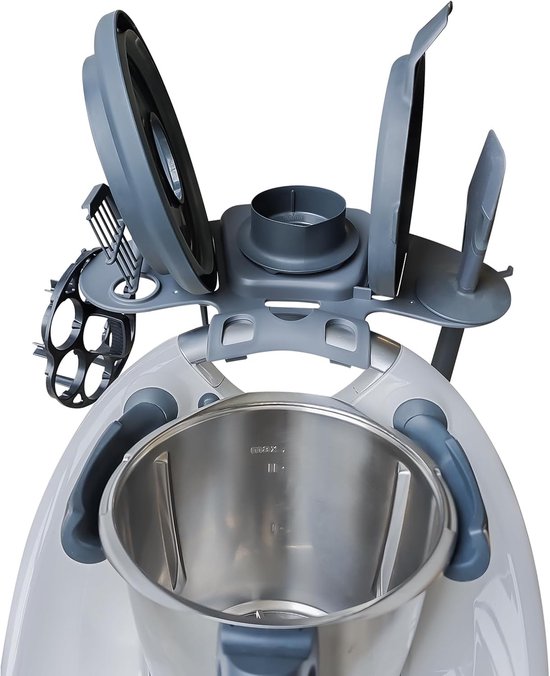 Houder voor accessoires van Thermomix - geschikt voor TM5 & TM6 - ruimte voor tot 9 accessoires - rek voor keukenmachine - opslag van accessoires