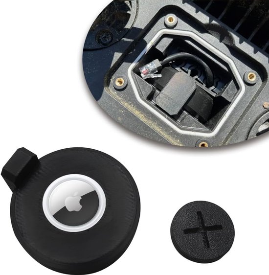houder voor Segway Navimow i105E & i108E – geschikt voor Apple Find My netwerk – discrete diefstalbeveiliging voor robotmaaiers in de Access+ opening