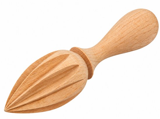 Houten Citroenpers – Europese Beukenhout – Handmatige Citrusjuicer van Natuurlijker leven®
