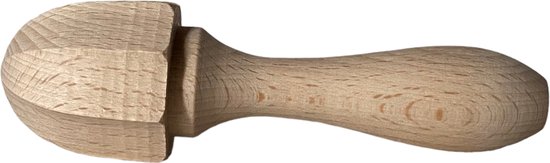Houten Citruspers rond 15 cm - Gratis graveren naam of tekst - Europees FSC hout - Duurzaam - Cadeau/kado - persoonlijk cadeau