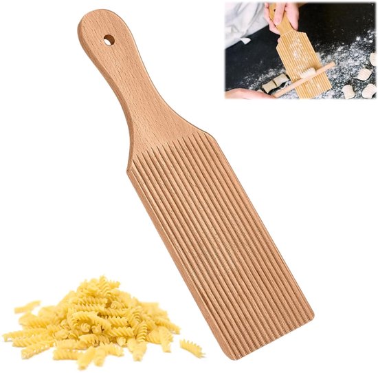 Houten Gnocchi en Pasta Bord met Schraper voor Thuisbakken