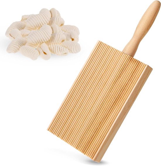 Houten gnocchi-pasta plank - Cavatelli-pasta-makerbord voor zelfgemaakte macaroni - pastarek voor keuken - pasta-machine voor thuisgebruik van houten
