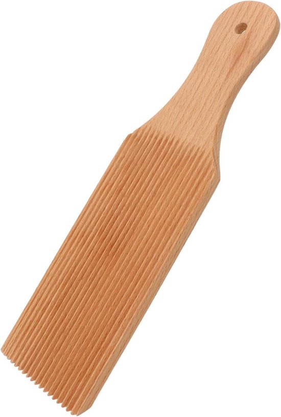 Houten Gnocchi Plank voor Authentieke Zelfgemaakte Gnocchi - Keuken Gereedschap voor Verse Pasta - Gnocchi Schraper en Mes Inbegrepen van Springlane