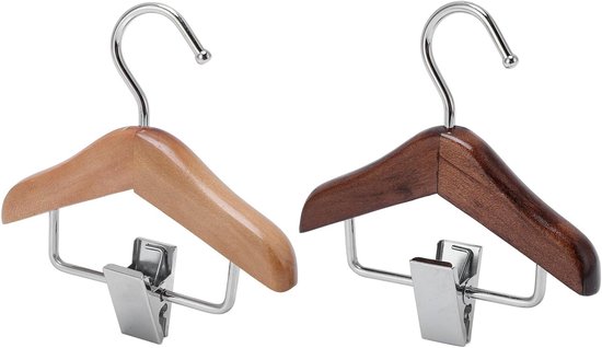 Houten Miniatuur Pendant met Klem voor Nagelkunst Kleurkaarten, Thuis en Studio, Eenvoudige Opslag en Organisatie van Merkloos