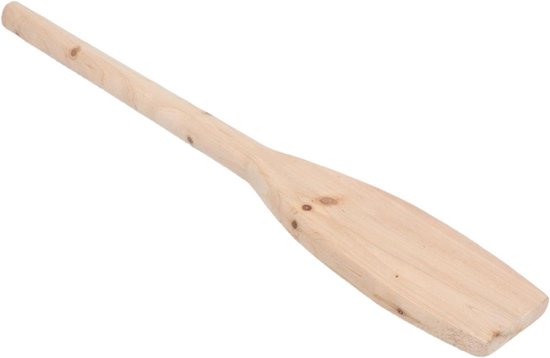 Houten Roerstaaf - Mengkolf Roerhout - Brouwen en Koken - Lange Handgreep - 70 cm - Beige