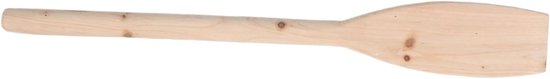 Houten Roerstaaf - Mengstaaf Kookstaaf - Fruitwijn Fermentatie - Gelijkmatige Ingrediënt Verdeling - 69.5 x 9.5 x 3.3 cm - Beige van houten