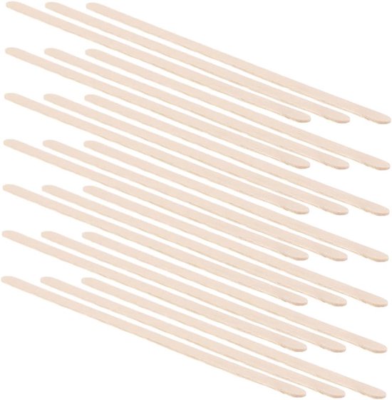 Houten Roerstaafjes - Koffie Mixers - Dranken Mengen - Gladde Afwerking - 1000 Stuks - Beige