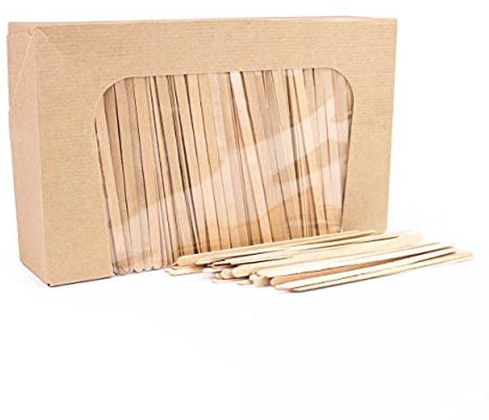 Houten Roerwerk 11 cm voor Koffie en Thee – Mixers voor Dranken van LifeGoods