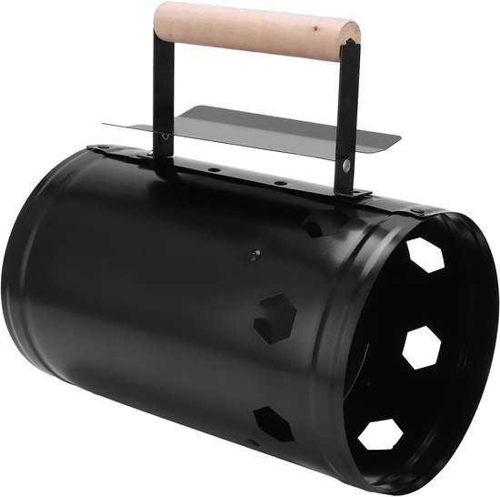 Houtskoolstarter met Handvat voor Barbecue en Grill - Ideaal voor Houtskool en Barbecueën van Merkloos