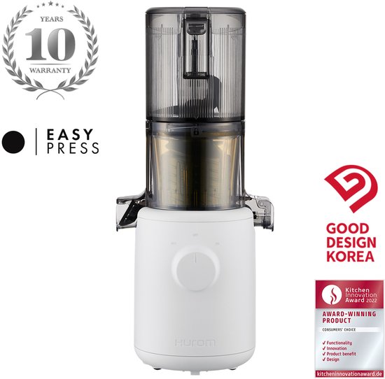 Hurom H310A Wit | Slowjuicer | Verticaal | Compact van Hurom