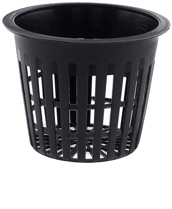 Hydroponische plantennet, verpakking van 10 plastic manden, tuinplant, kweekbeker (zwart) van HIDROSILVA