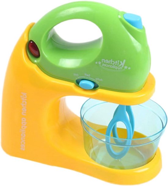 ibasenice Children's Toys 1 Pc Electric Mixer Toy Kitchen Mixer Toy Mixer Toy Mini Household Appliances Child Blenders van Merkloos